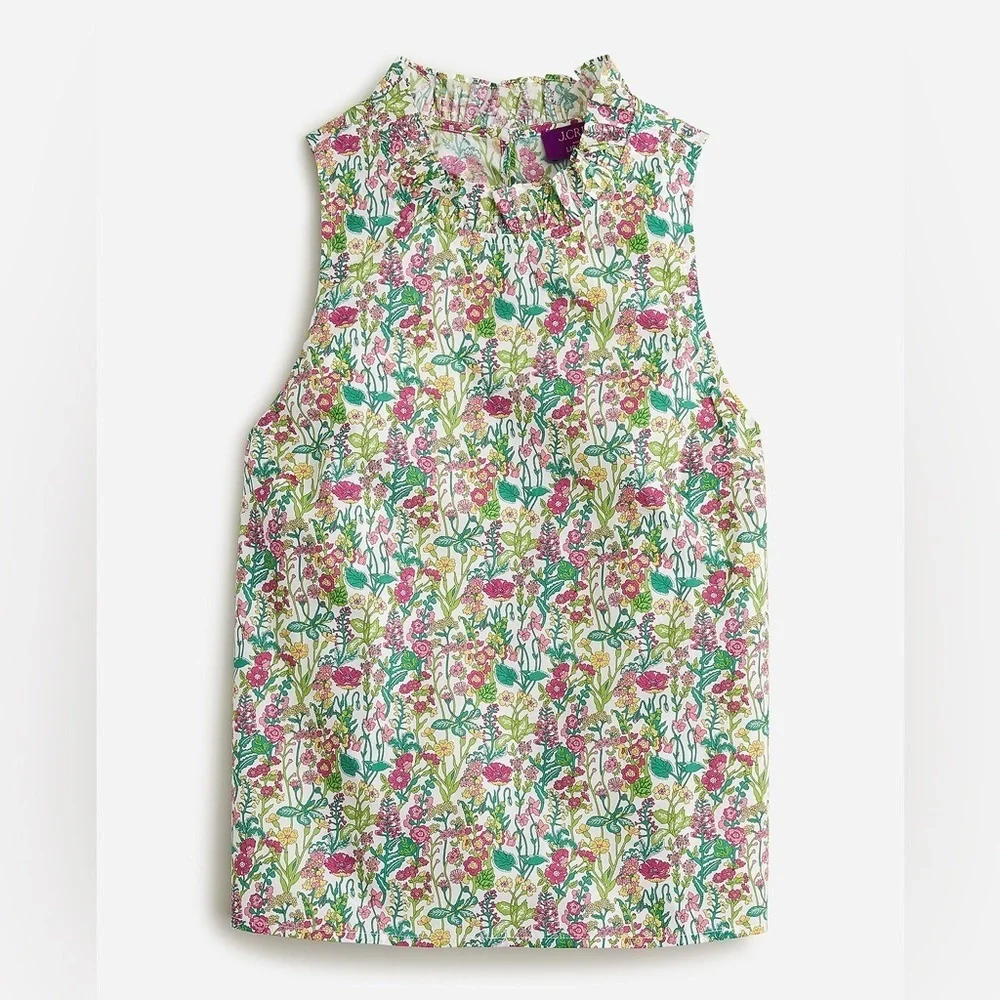 J. Crew Woman’s Fleur top in Liberty® fabric size XS